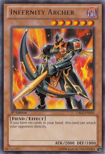 Infernity Archer - CBLZ-EN094 Rare Unlimited