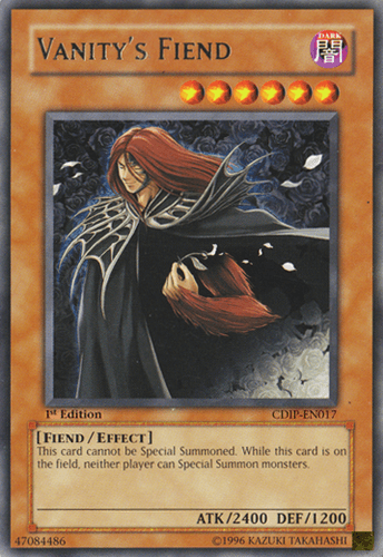 Vanity's Fiend - CDIP-EN017 Rare Unlimited
