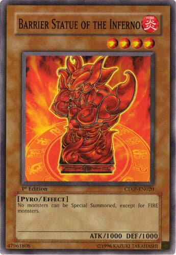 Barrier Statue of the Inferno - CDIP-EN020 Common 1st Edition