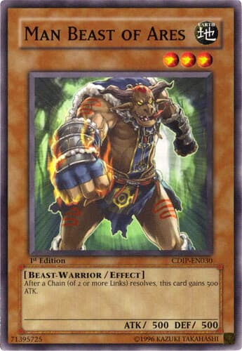 Man Beast of Ares - CDIP-EN030 Common 1st Edition