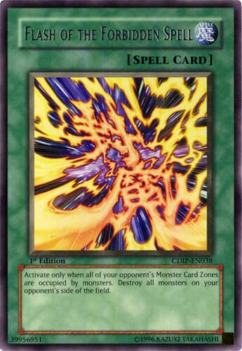 Flash of the Forbidden Spell - CDIP-EN038 Ultimate Rare 1st Edition