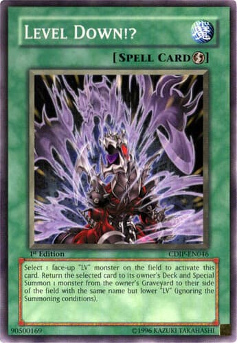 Level Down!? - CDIP-EN046 Common 1st Edition