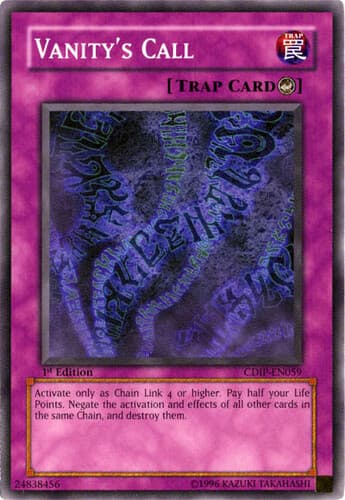 Vanity's Call - CDIP-EN059 Common 1st Edition