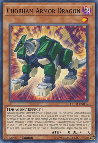 Chobham Armor Dragon - CHIM-EN005 Common 1st Edition