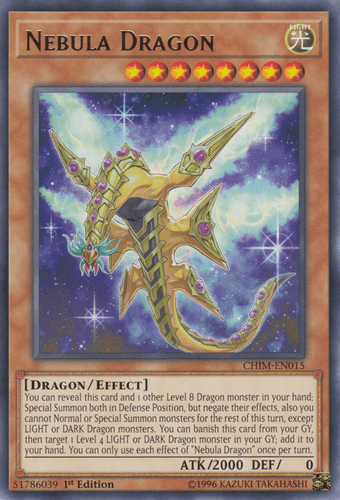 Nebula Dragon - CHIM-EN015 Rare 1st Edition