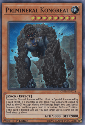 Primineral Kongreat - CHIM-EN024 Super Rare Unlimited