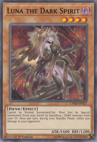 Luna the Dark Spirit - CHIM-EN027 Common Unlimited