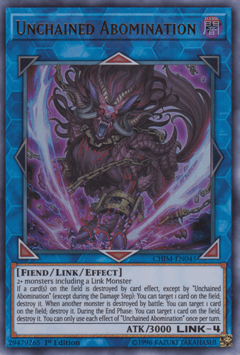 Unchained Abomination - CHIM-EN045 Ultra Rare Unlimited