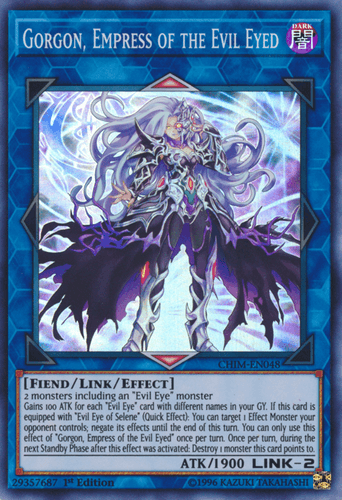 Gorgon, Empress of the Evil Eyed - CHIM-EN048 Super Rare Unlimited