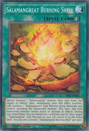Salamangreat Burning Shell - CHIM-EN051 Common Unlimited