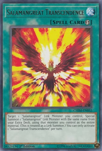 Salamangreat Transcendence - CHIM-EN052 Rare Unlimited