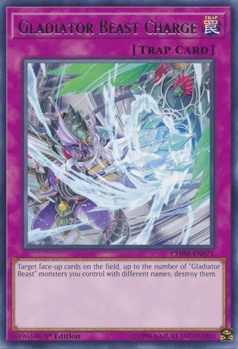 Gladiator Beast Charge - CHIM-EN071 Rare Unlimited