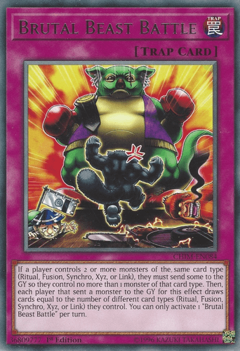 Brutal Beast Battle - CHIM-EN084 Rare 1st Edition