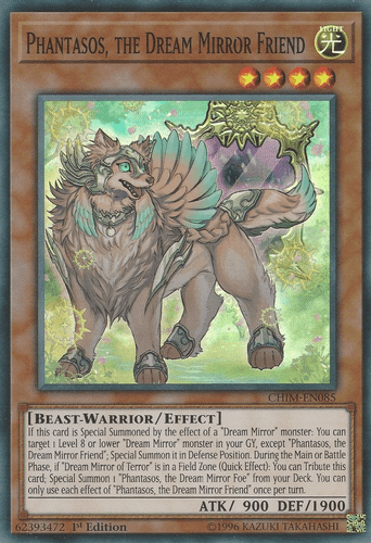 Phantasos, the Dream Mirror Friend - CHIM-EN085 Super Rare 1st Edition