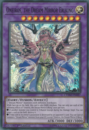 Oneiros, the Dream Mirror Erlking - CHIM-EN087 Super Rare Unlimited