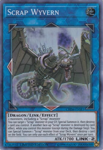 Scrap Wyvern - CHIM-ENSE1 Super Rare Limited Edition