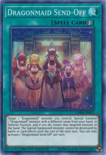 Dragonmaid Send-Off - CHIM-ENSE3 Super Rare Limited Edition