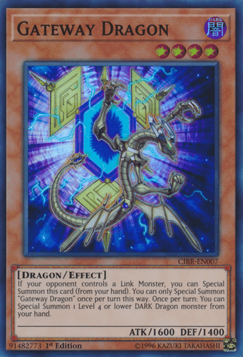 Gateway Dragon - CIBR-EN007 Super Rare Unlimited