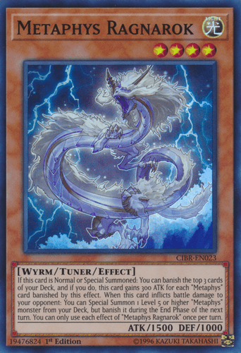 Metaphys Ragnarok - CIBR-EN023 Super Rare 1st Edition