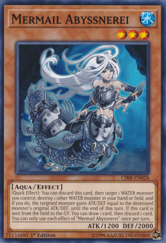 Mermail Abyssnerei - CIBR-EN028 Common 1st Edition