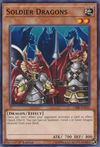 Soldier Dragons - CIBR-EN032 Common Unlimited