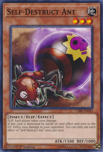 Self-Destruct Ant - CIBR-EN035 Common Unlimited