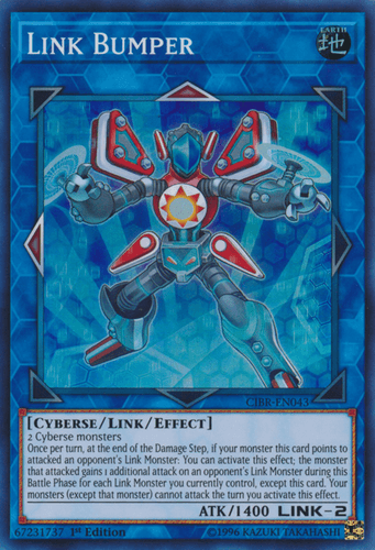 Link Bumper - CIBR-EN043 Super Rare 1st Edition