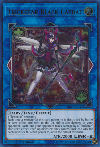 Trickstar Black Catbat - CIBR-EN044 Ultra Rare Unlimited