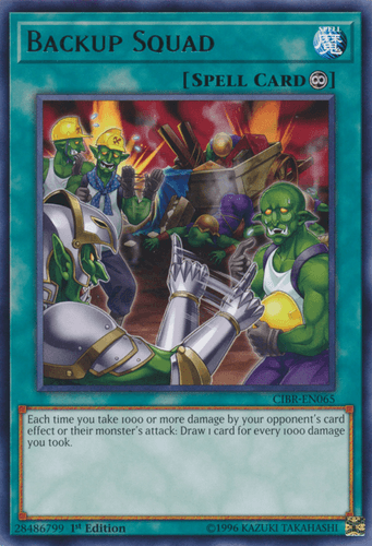 Backup Squad - CIBR-EN065 Rare Unlimited