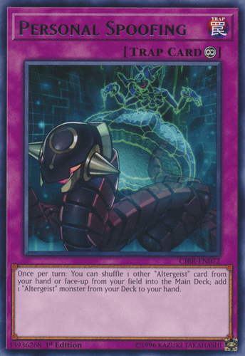 Personal Spoofing - CIBR-EN072 Rare Unlimited