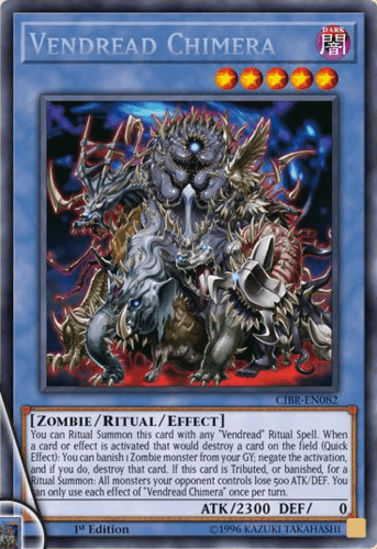 Vendread Chimera - CIBR-EN082 Secret Rare Unlimited