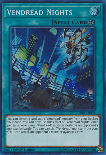 Vendread Nights - CIBR-EN084 Super Rare 1st Edition