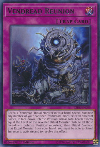 Vendread Reunion - CIBR-EN085 Rare 1st Edition