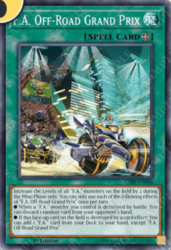 F.A. Off-Road Grand Prix - CIBR-EN088 Common 1st Edition