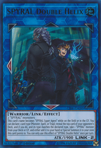 SPYRAL Double Helix - CIBR-EN099 Ultra Rare 1st Edition