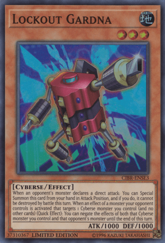 Lockout Gardna - CIBR-ENSE3 Super Rare Limited Edition