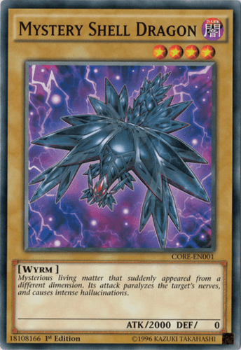 Mystery Shell Dragon - CORE-EN001 Common 1st Edition