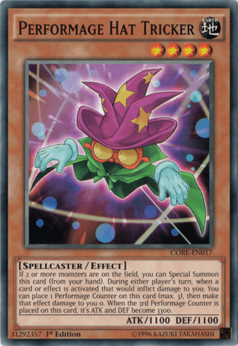 Performage Hat Tricker - CORE-EN017 Common 1st Edition