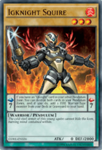 Igknight Squire - CORE-EN026 Common 1st Edition