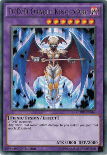 D/D/D Oracle King d'Arc - CORE-EN046 Rare 1st Edition