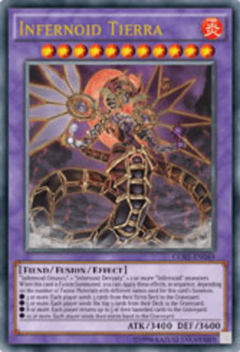 Infernoid Tierra - CORE-EN049 Ultra Rare 1st Edition