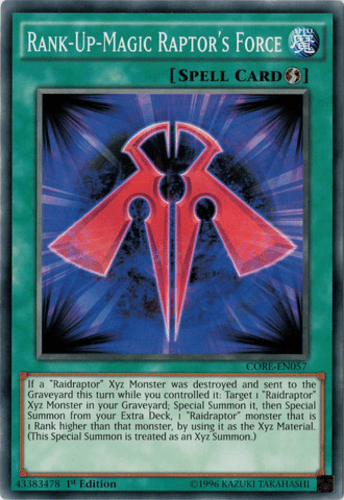 Rank-Up-Magic Raptor's Force - CORE-EN057 Common Unlimited