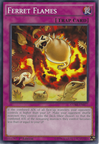 Ferret Flames - CORE-EN077 Common 1st Edition