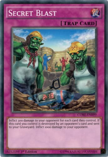 Secret Blast - CORE-EN099 Common 1st Edition