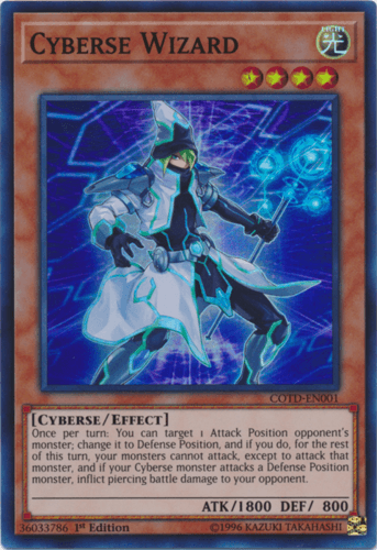 Cyberse Wizard - COTD-EN001 Super Rare 1st Edition