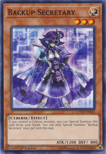 Backup Secretary - COTD-EN002 Common 1st Edition