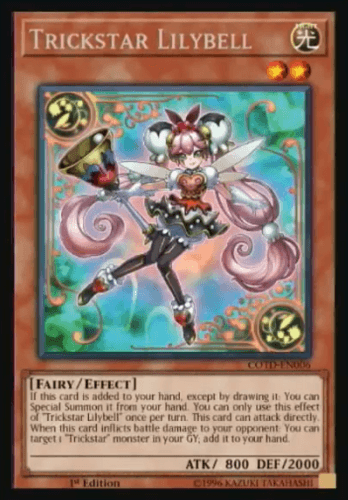 Trickstar Lilybell - COTD-EN006 Rare 1st Edition