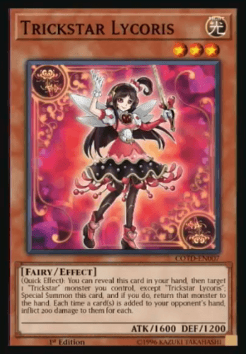 Trickstar Lycoris - COTD-EN007 Super Rare Unlimited