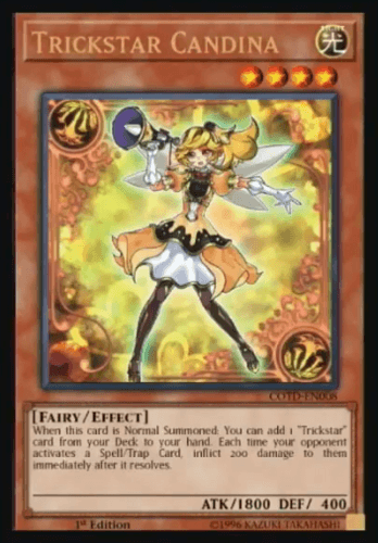 Trickstar Candina - COTD-EN008 Ultra Rare Unlimited
