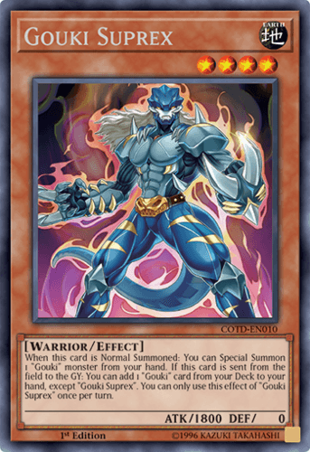 Gouki Suprex - COTD-EN010 Rare Unlimited
